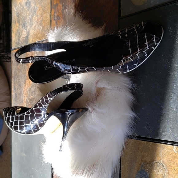 NWOT - ENZO ANGIOLNI, open toe-pump 👠 size 6 - Picture 4 of 9